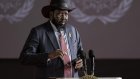 Le président du Soudan du Sud 